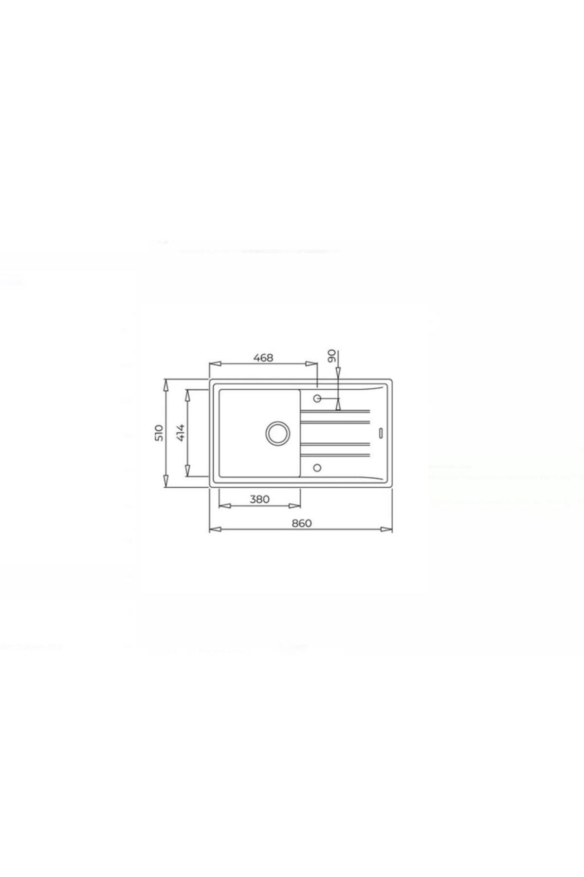 Stone 50 B TG  Beyaz Eviye 115330019