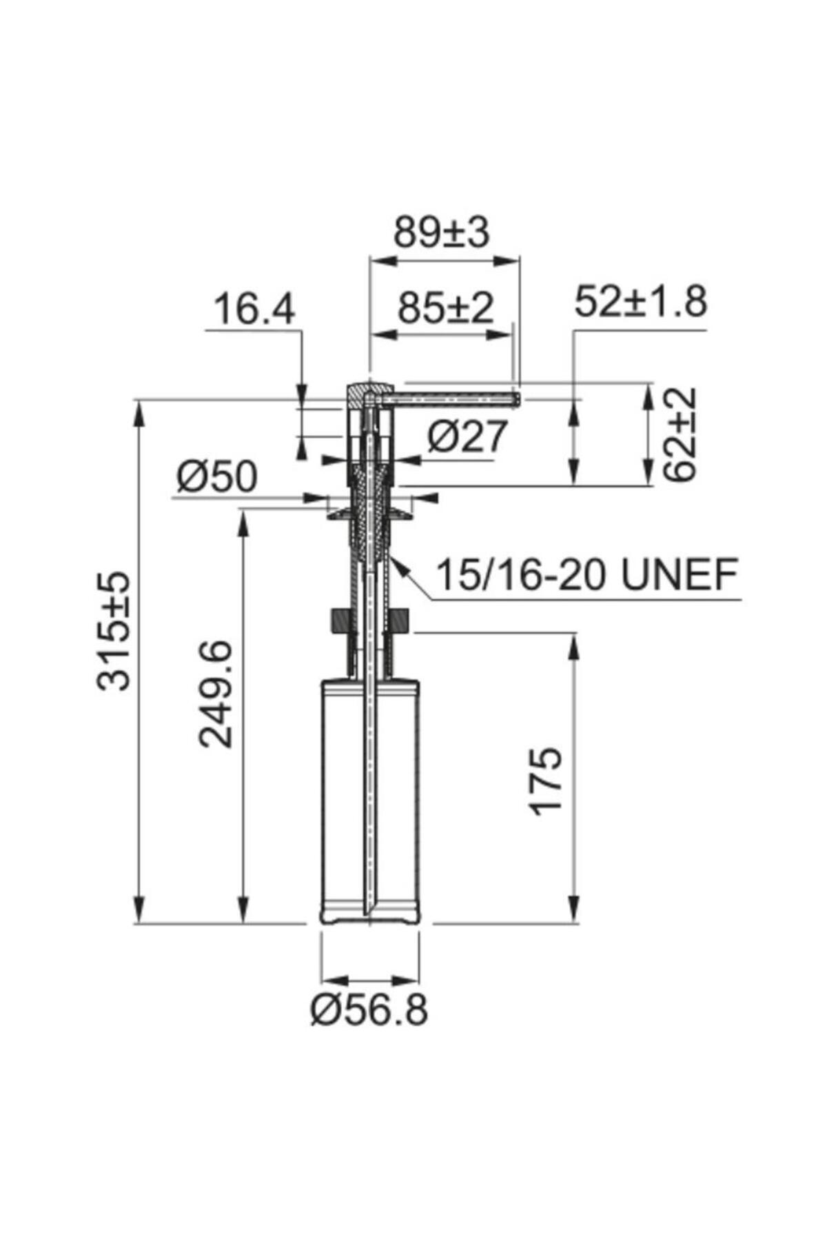 Maris MRG 210/110-52 Oyster Granit Evye ACTİVE PLUS DOCCİA 2.0 Batarya COMFORT Sıvı Sabunluk