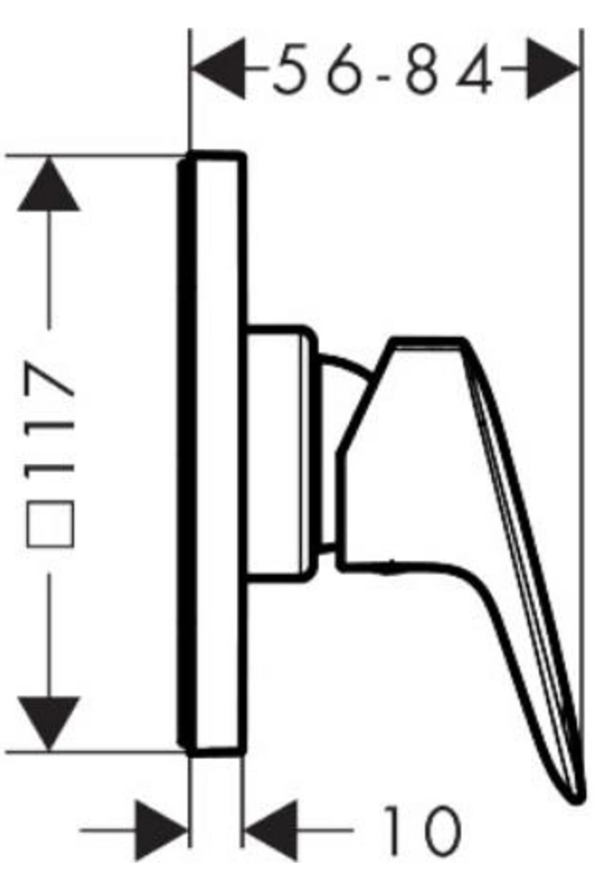 Logis Tek Kollu Duş Bataryası, Ankastre - 71604000