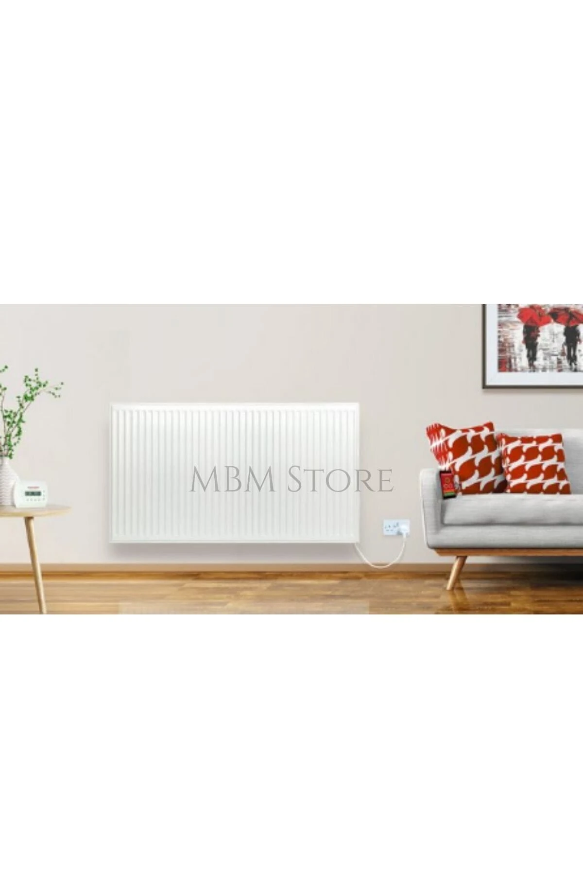 Elektrikli Radyatör Kalorifer / Yağlı Petek Isıtıcı Soba D6080 60cmx80cm 1400 Watt Çift Rezistanslı