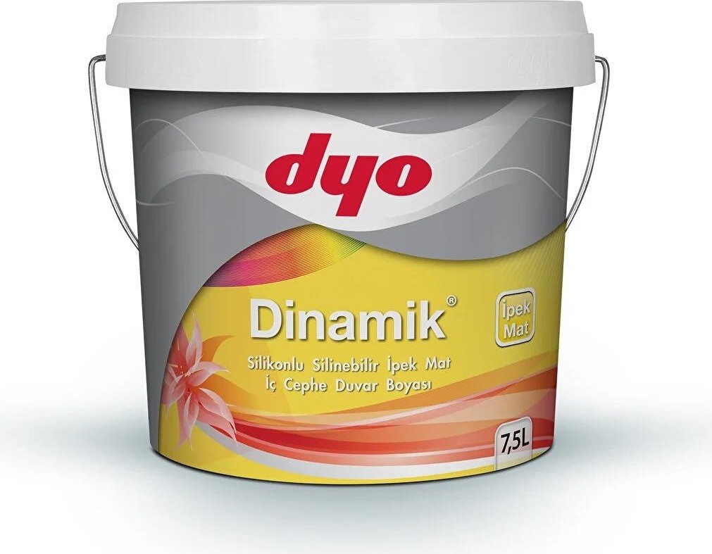 7,5lt Dinamik Ipekmat Silikonlu Silinebilir Iç Cephe Duvar Boyası (4710)
