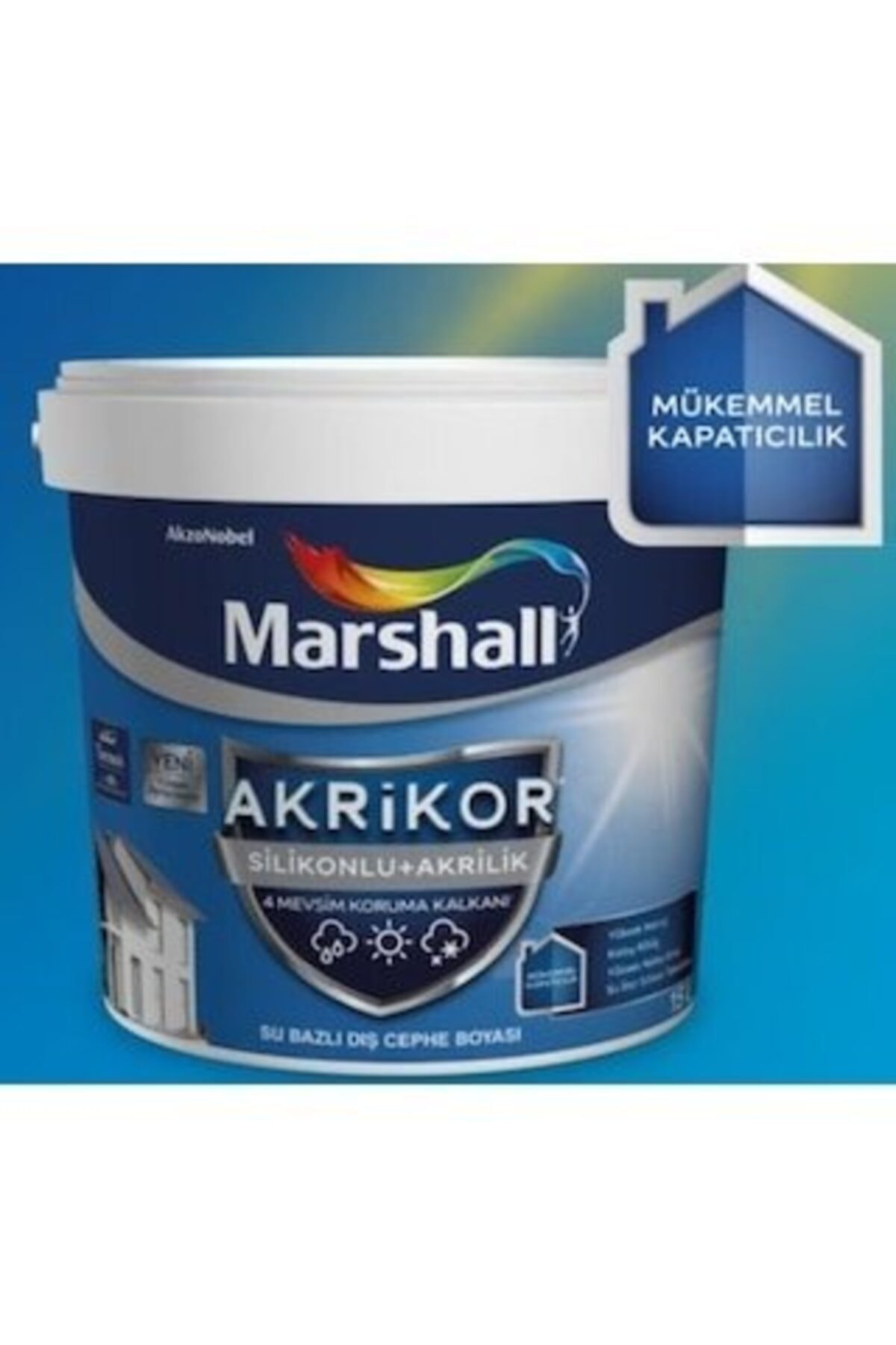 Akrikor Silikonlu Dış Cephe Boyası 15lt