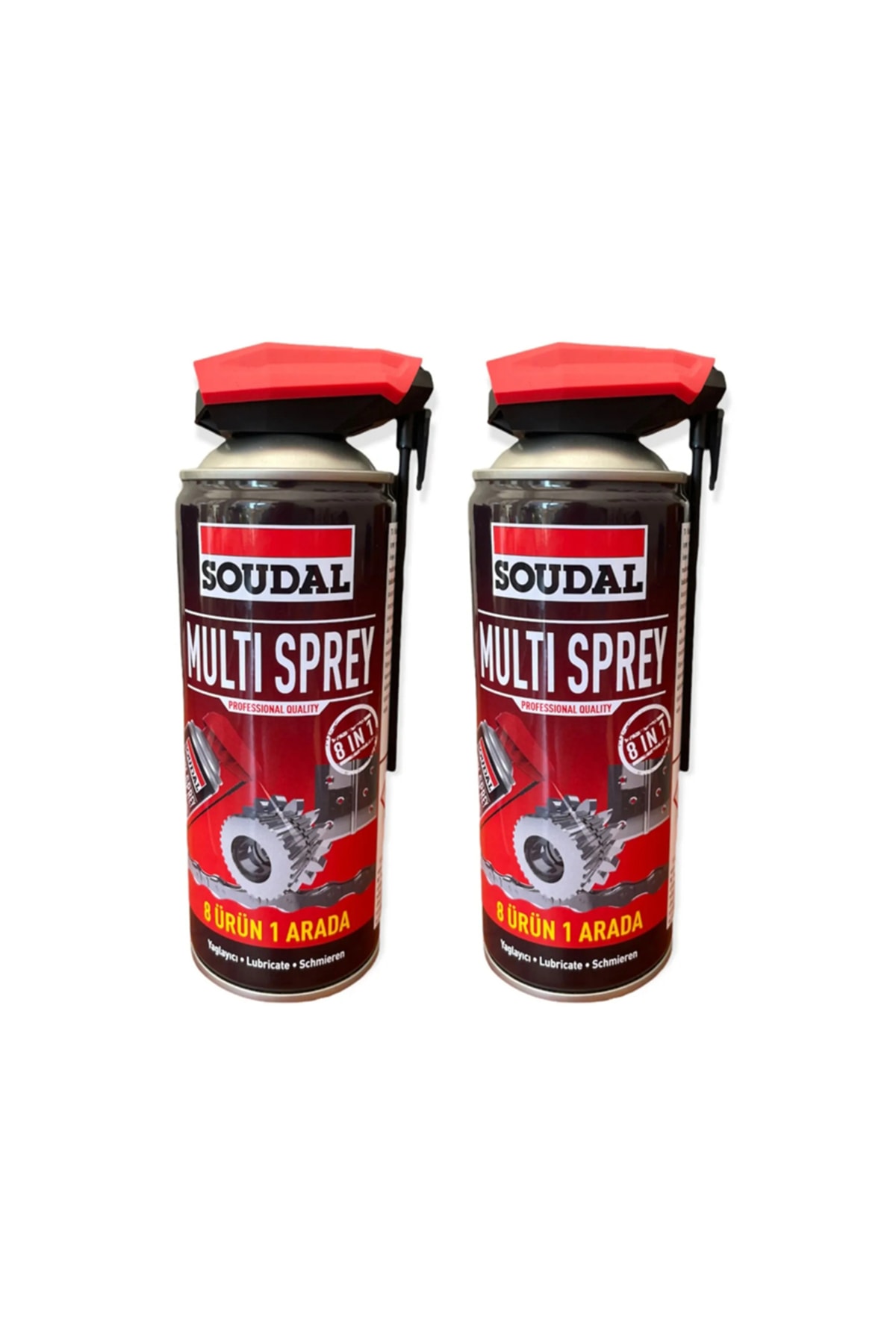 2 ADET SOUDAL MULTI SPREY 400 ML KİR PAS SÖKÜCÜ BAKIM SPREYİ KOBRA BAŞLIKLI