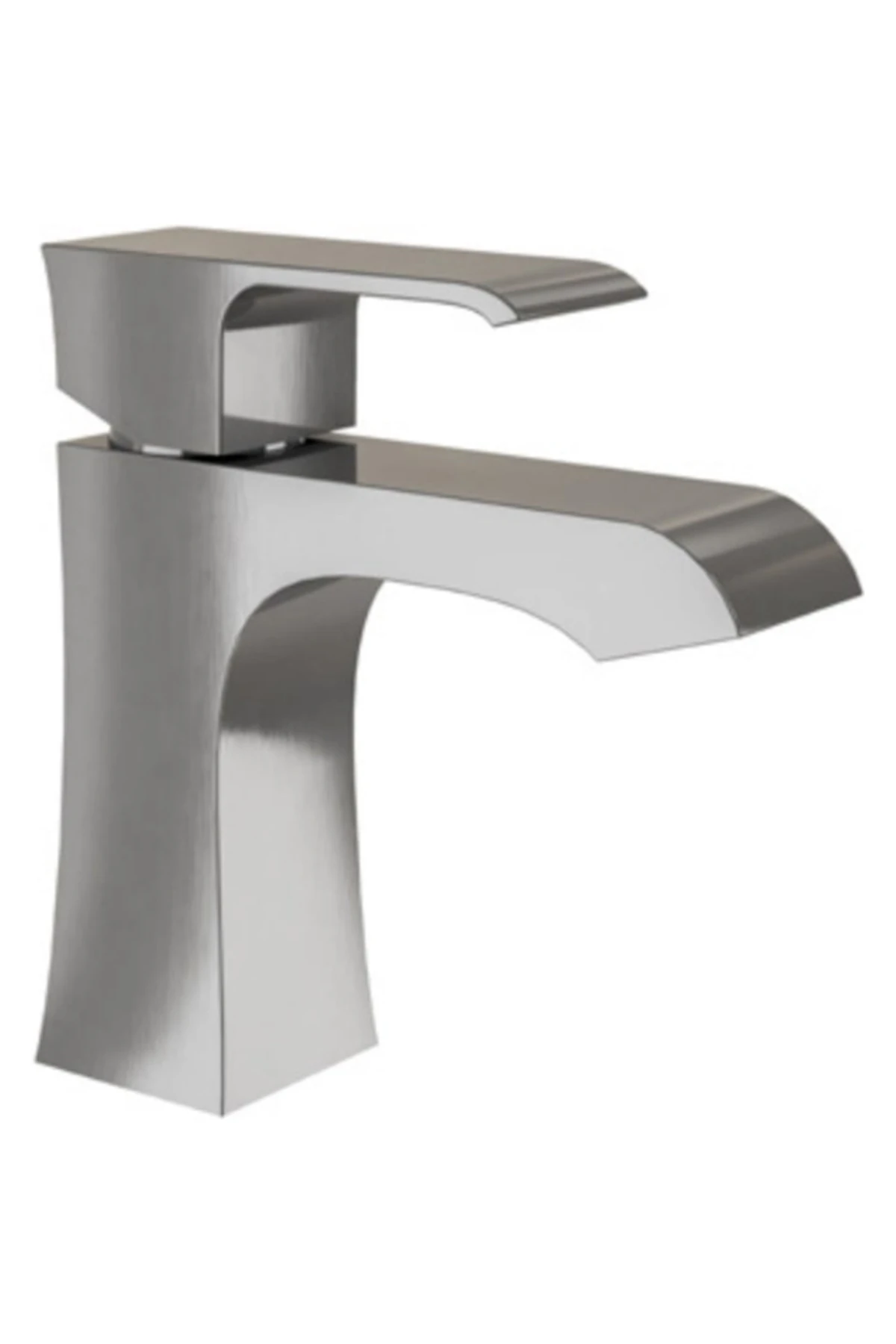 Karina Fırçalanmış Nikel Lavabo Bataryası