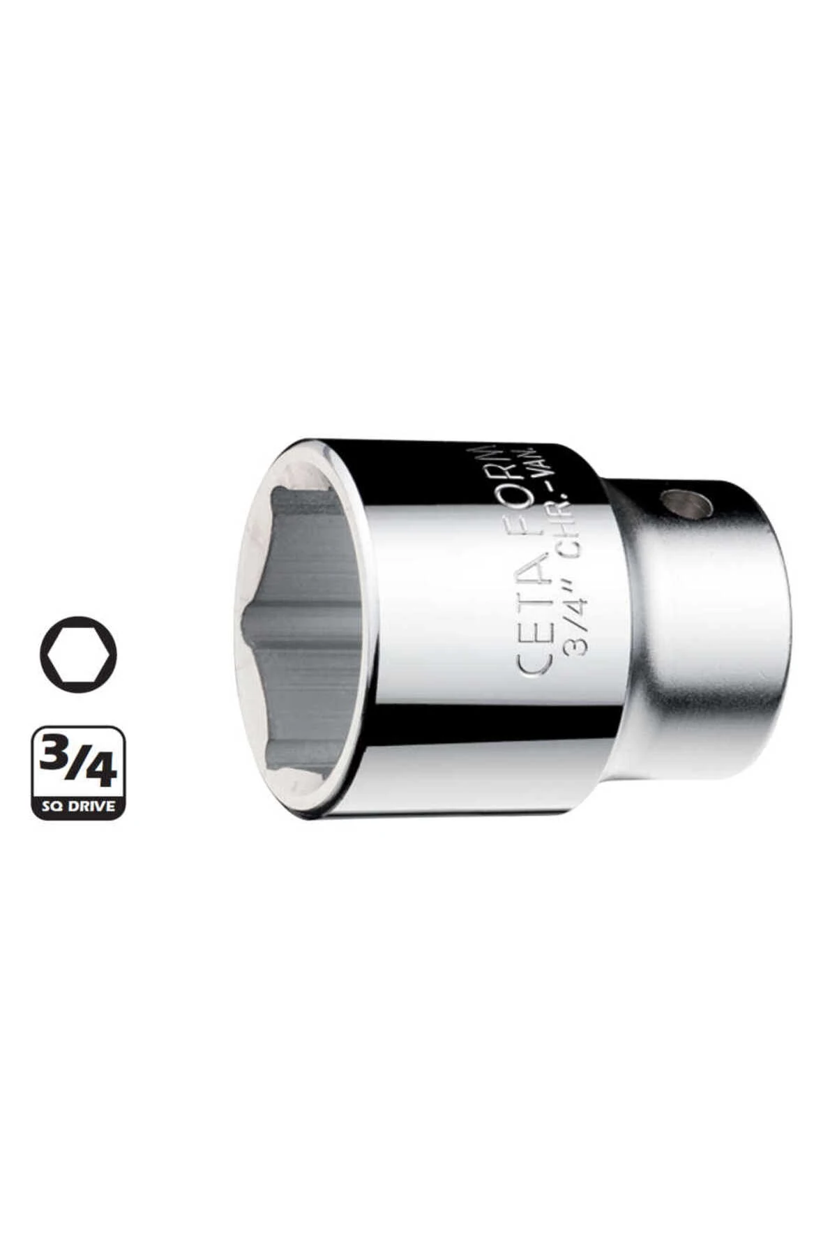 Form 3/4” 6 Köşe Lokma Anahtar 50mm - C32-h50