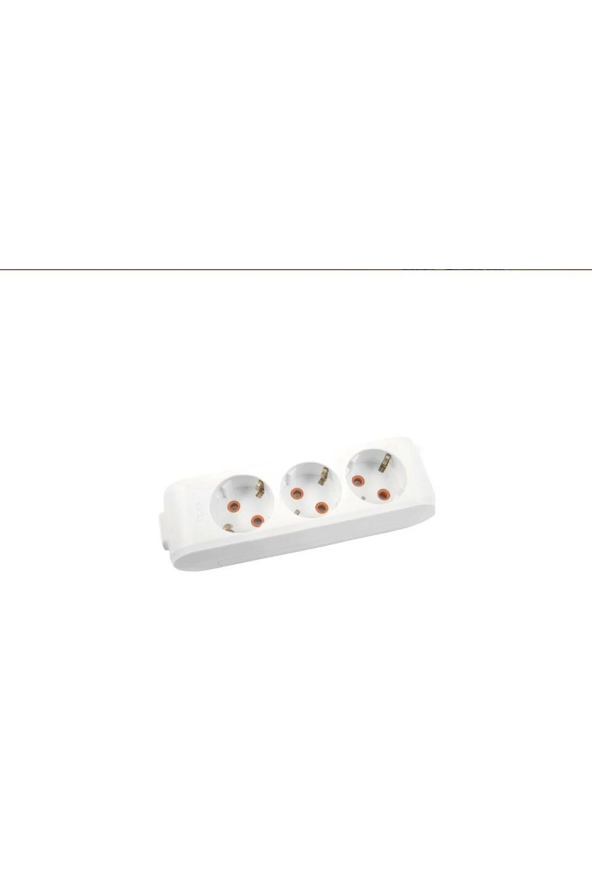 Viko 3 Lü Kablosuz Klemensli Priz Beyaz