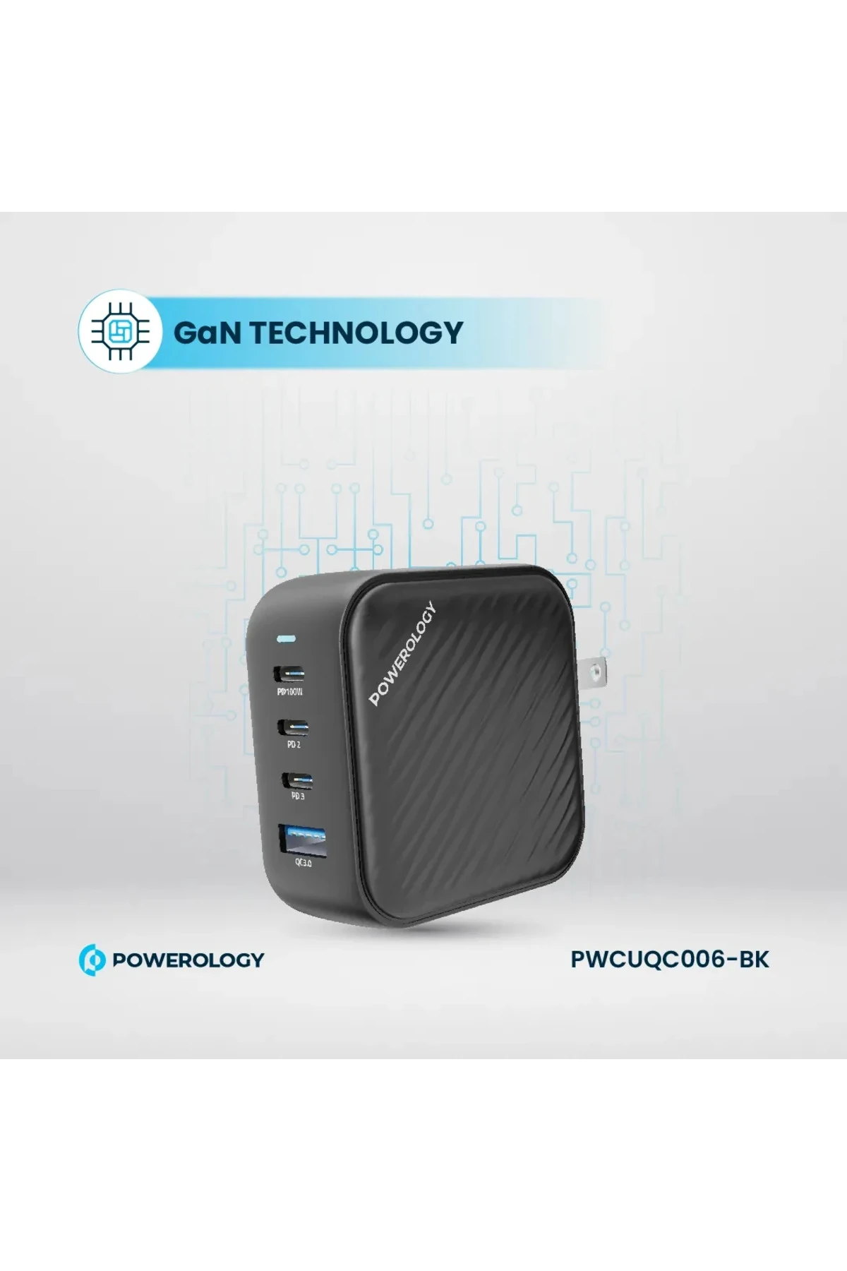 100W Üçlü PD + 1 QC3.0 Dünya Seyahat Şarj Kiti