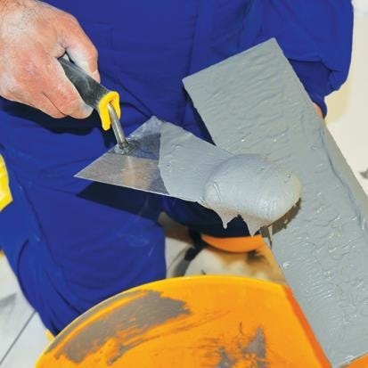 DEKOR 062 Ahşap Saplı Sıvacı Malası 22 cm