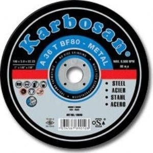 KARBOSAN Metal Kesici Tas 180X3X22 Mm