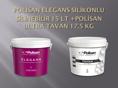 POLİSAN Elegans Soft Mat (DOĞAL BEJ) 15 Lt + Ultra Tavan 17.5 kg