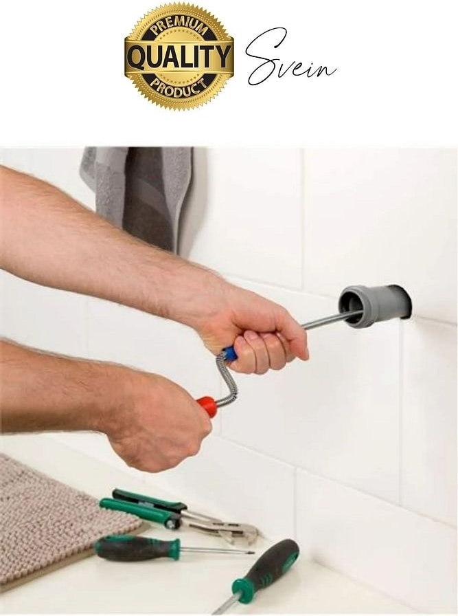 Premium 5 Metre 9mm Tıkanıklık Kanal Klozet Gider Açıcı Boru Temizleme Spiral Tel Susta Manuel Uç