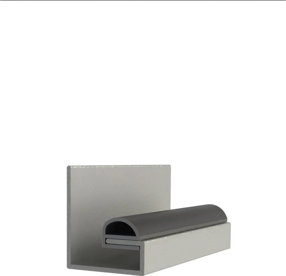 Geçmeli Çelik Kapı Altı Eşik Fitili, Siyah, 1 Metre