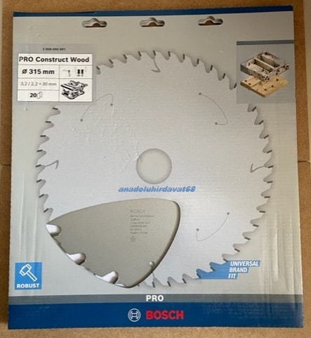 BOSCH Pro 315MM Sunta Kesme Testeresi Mdf Ahşap Kesme Testeresi 20DİŞ
