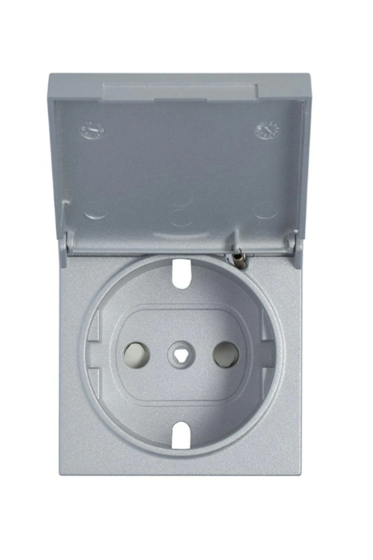 Viko Artline Novella/trenda Gümüş Kapaklı Topraklı Priz Kapak Ç.k.