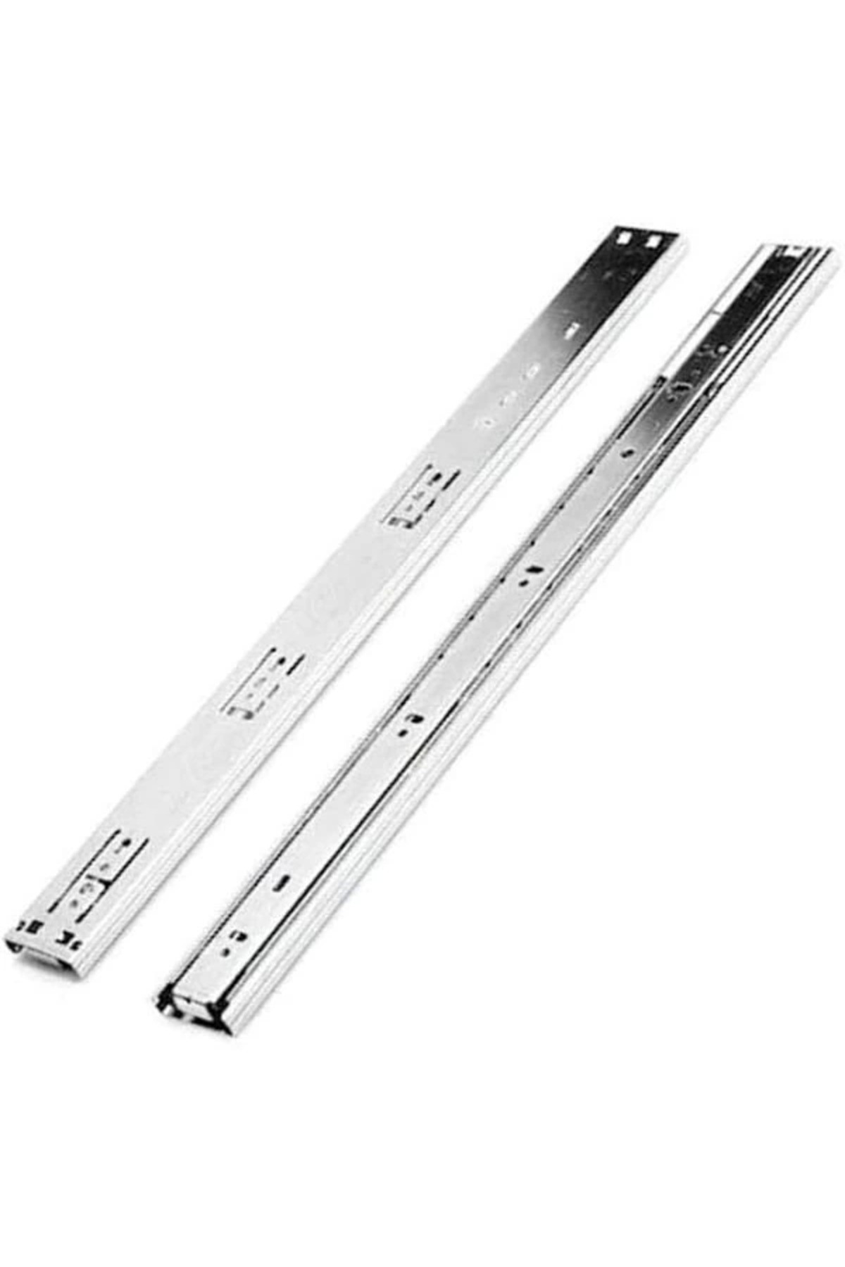 Galvanizli Teleskopik Çekmece Rayı 35x350