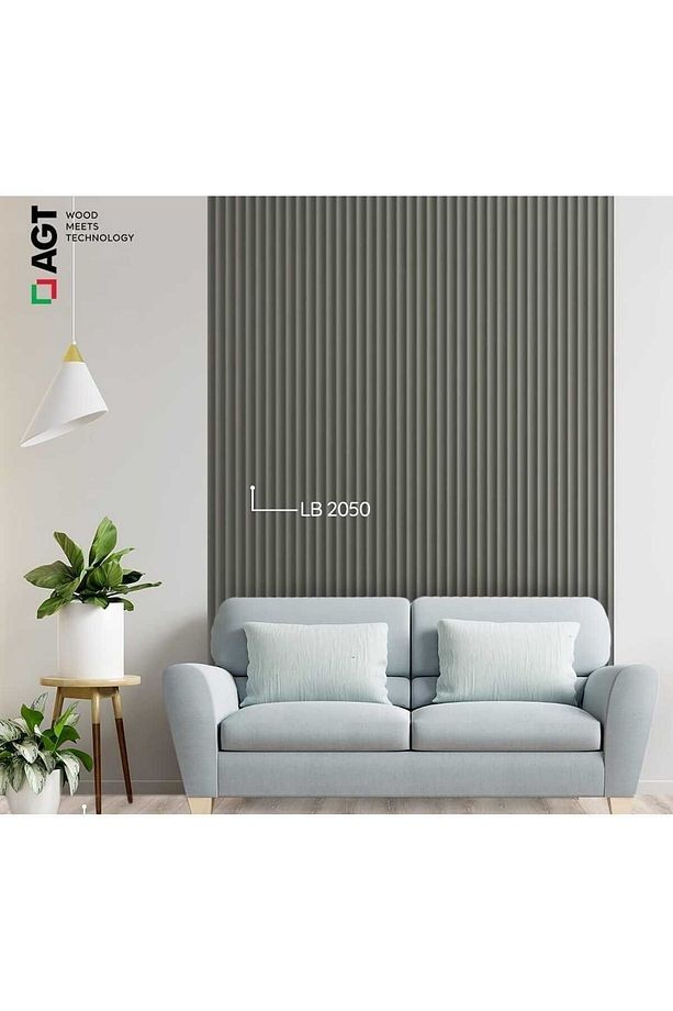 Antalya Yıldız Duvar Lambri Profili Lb 2050 Duvar Paneli Soft Touch Fırtına Gri