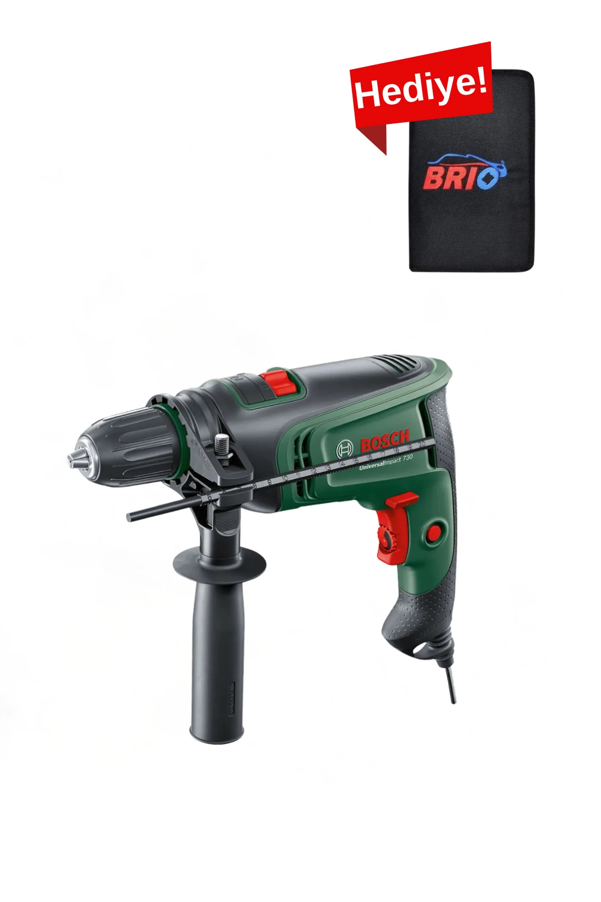 Elektrikli Darbeli Matkap Universalımpact 730 15 Parça X-line Set Takım Çantası Hediyeli