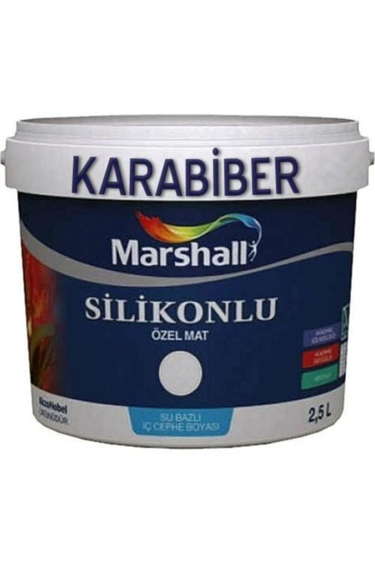 7,5 Lt Silikonlu Özel Mat Karabiber
