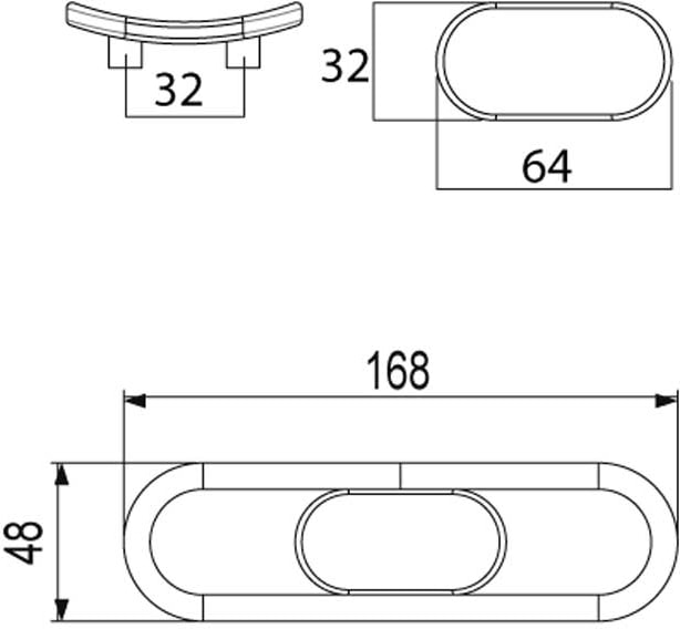 Imt Aksesuar Lüks Trend (32 mm 4 Adet) Mobiya Yatak Odası Tv Ünitesi Konsol Çocuk ve Genç Odası Kulp