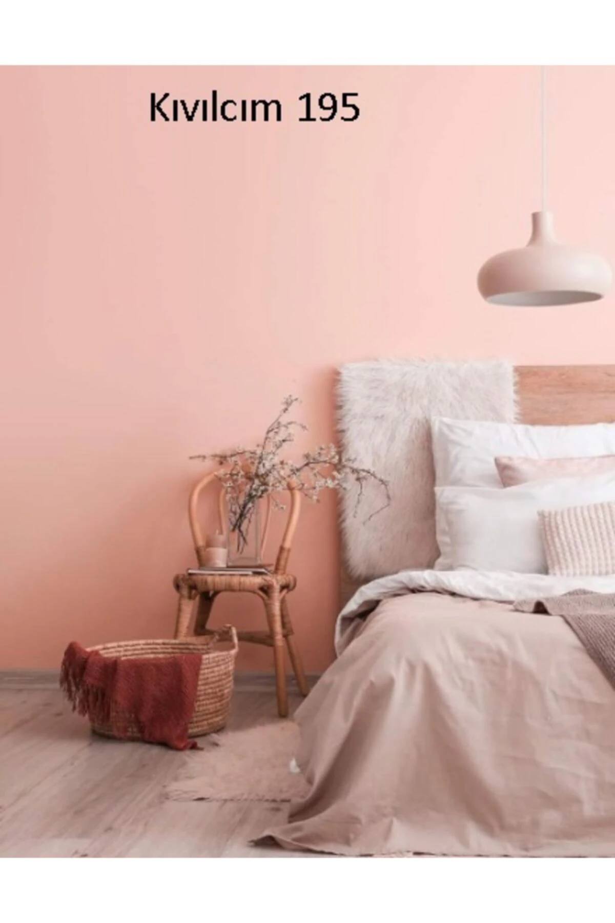 Silikonlu Mat Silinebilir Iç Cephe Boyası 2.5lt Renk: Kıvılcım195+kendinboya Set