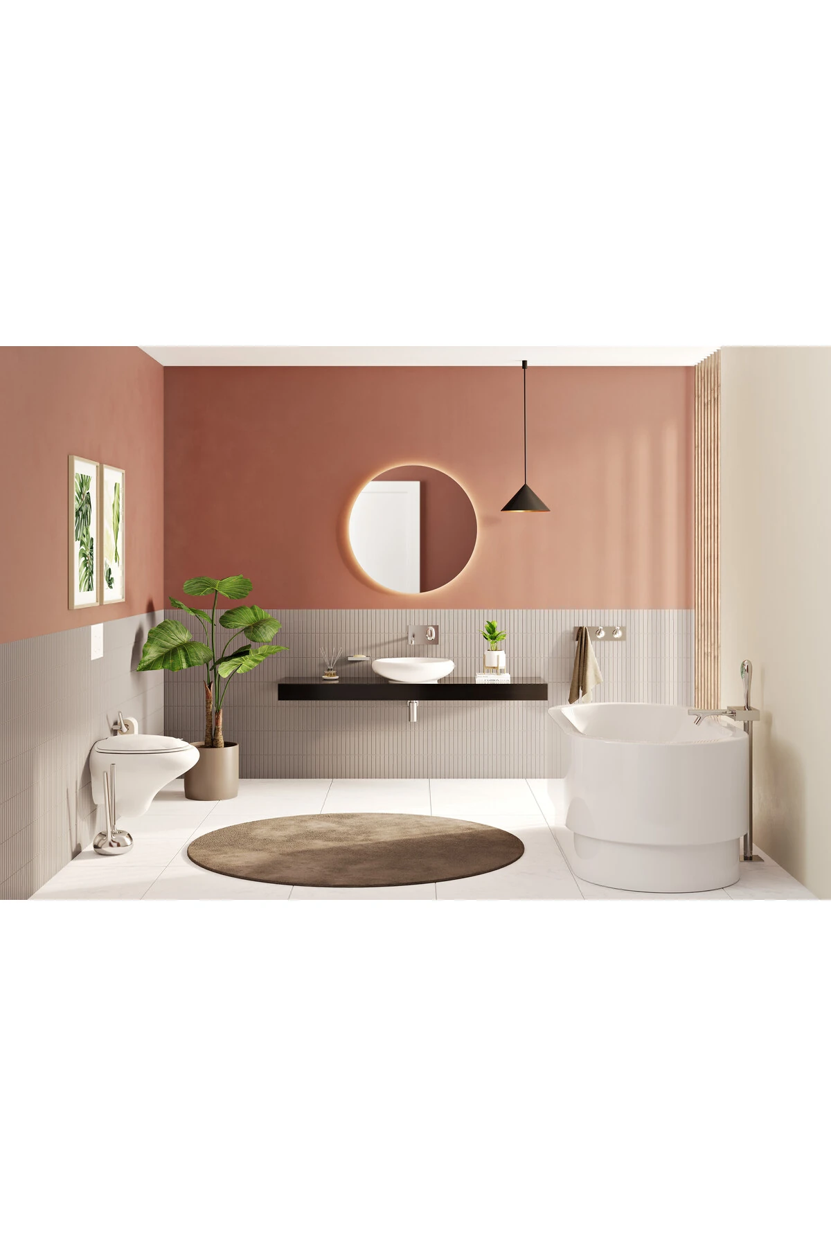 İstanbul 4518B403-0090 Rim-ex Asma Klozet, Clean, 52 cm, Beyaz