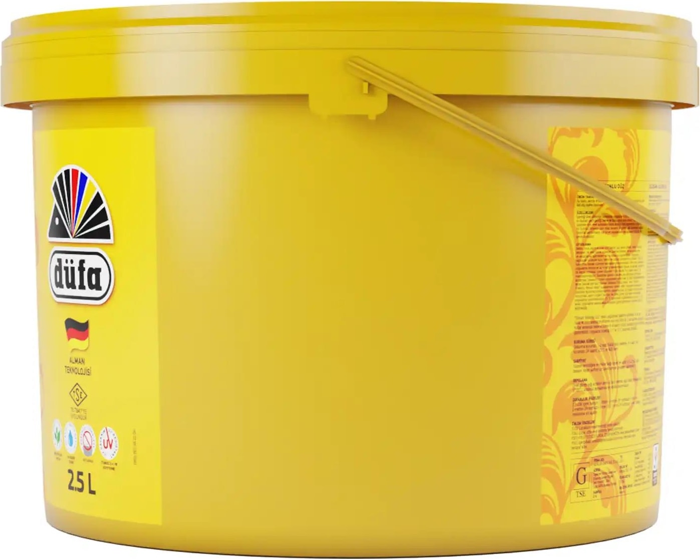 Silikonlu Düz Dış Cephe Duvar Boyası 1001 Beyaz 2.5 l