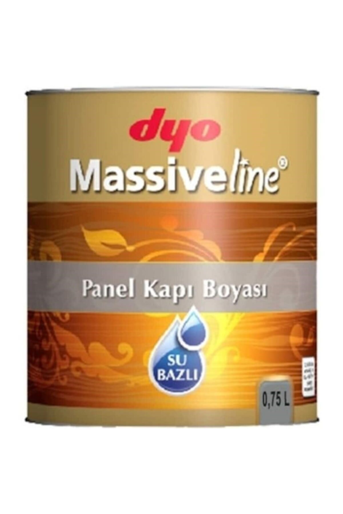 Massiveline Su Bazlı Panel Kapı Boyası Beyaz 0.75 Lt.