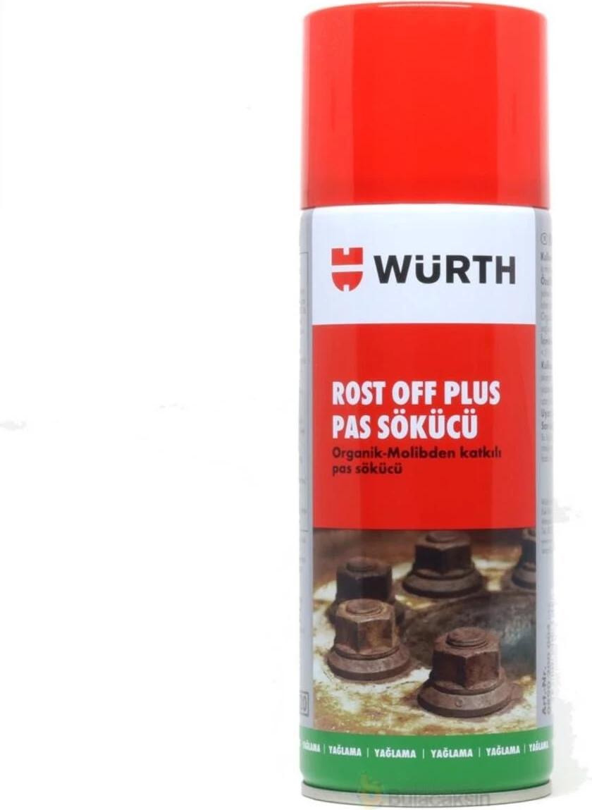 Rost Off Plus Pas Sökücü Sprey - Çatlatma Etkisi, Yüksek Sızma Özelliği, Asit ve Sıvı Silikon İçermez, 400 ml
