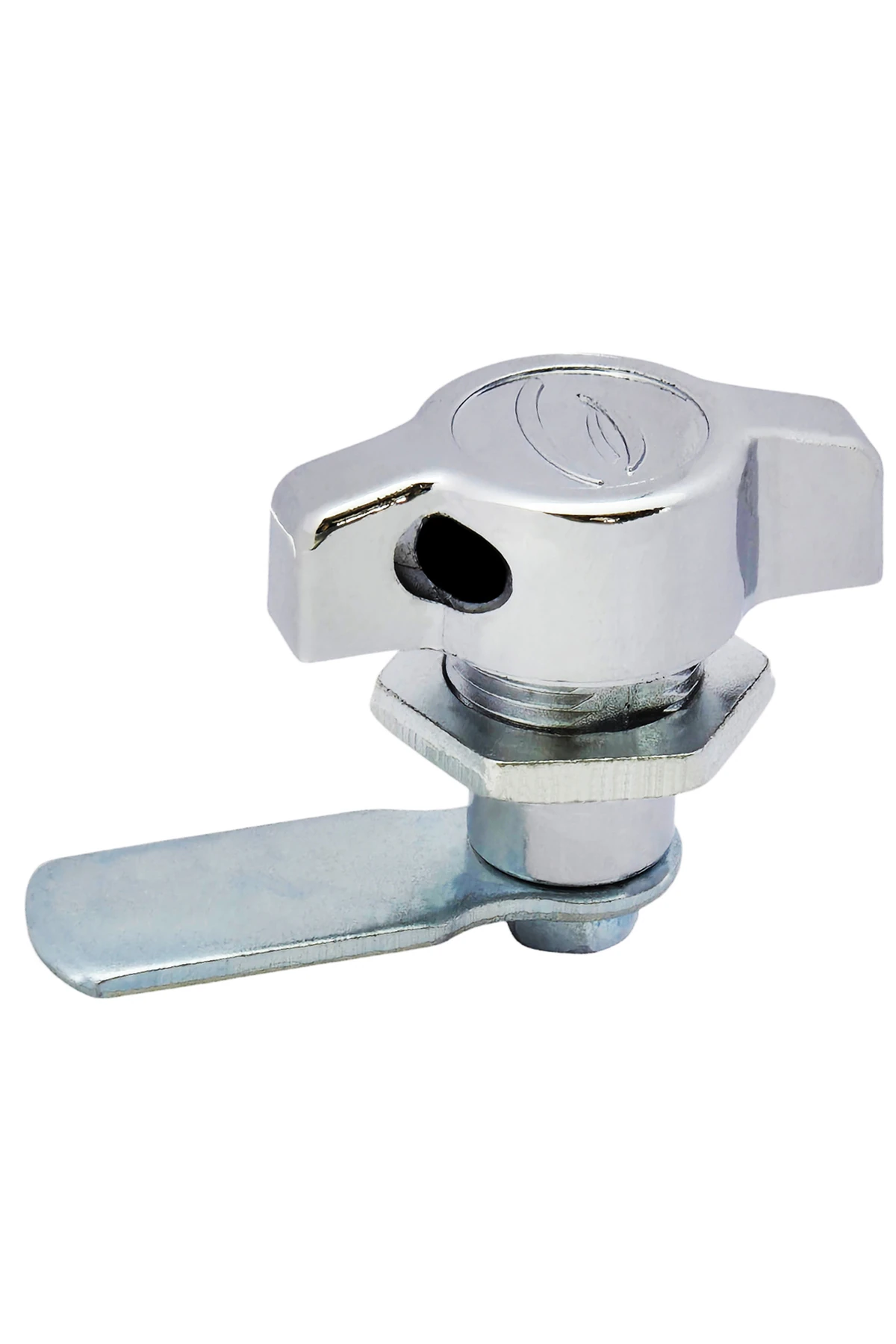 Asma Kilit Takılabilen Mandallı Kelebek Pano Soyunma Çelik Dolap Kilidi -Düz