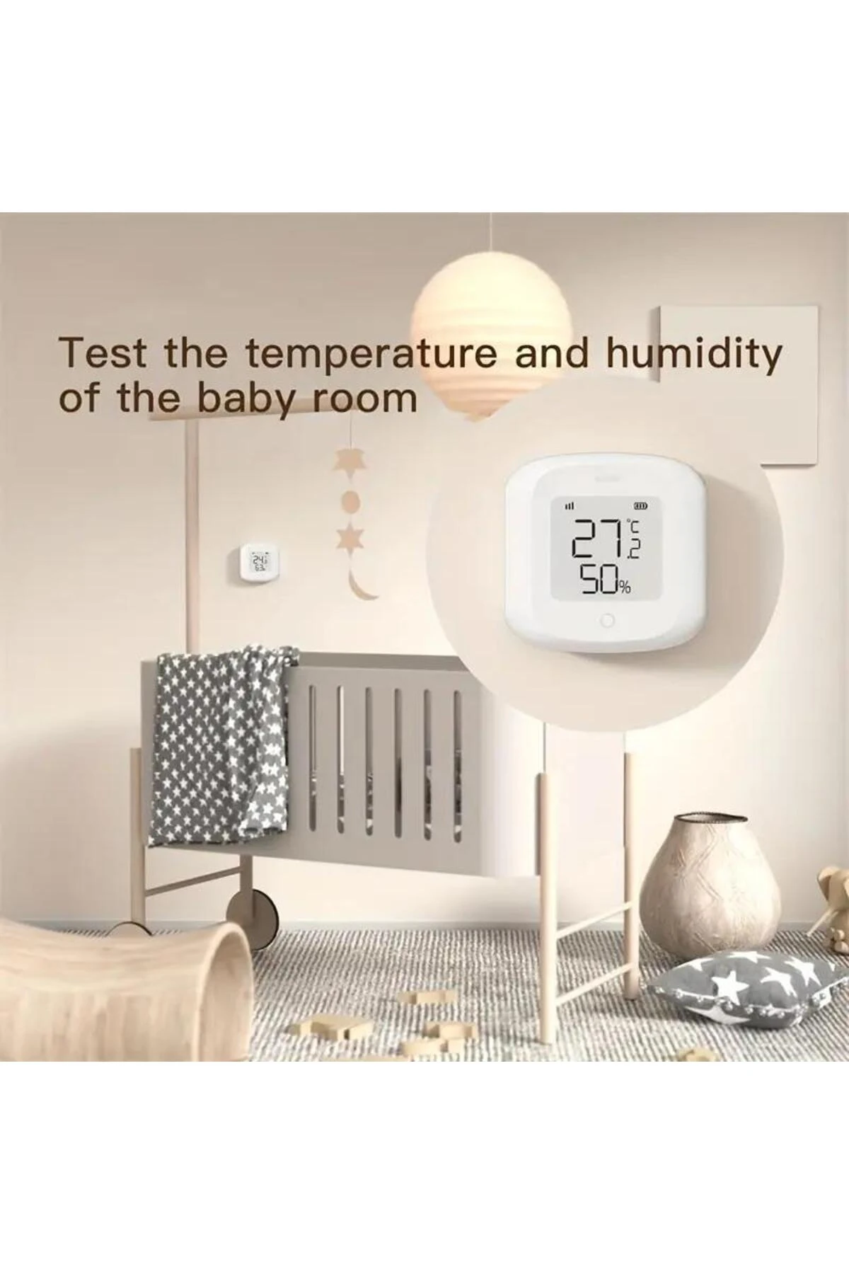 WIFI Sıcaklık ve Nem Monitörü Kablosuz Sıcaklık Ölçer