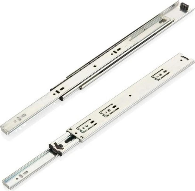 Bilyeli Teleskopik Çekmece Rayı 30 mm Boy 450 mm 2 Adet