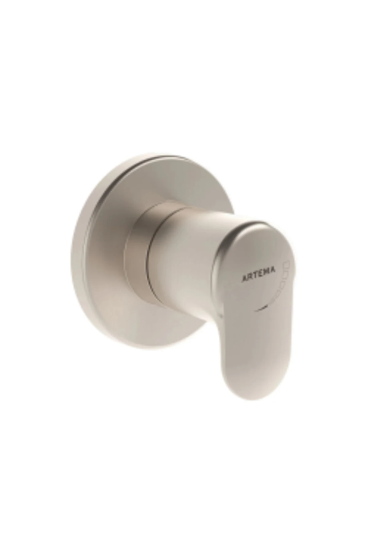 Root Round Ankastre Stop Valf (Sıva Üstü Grubu), f.nikel