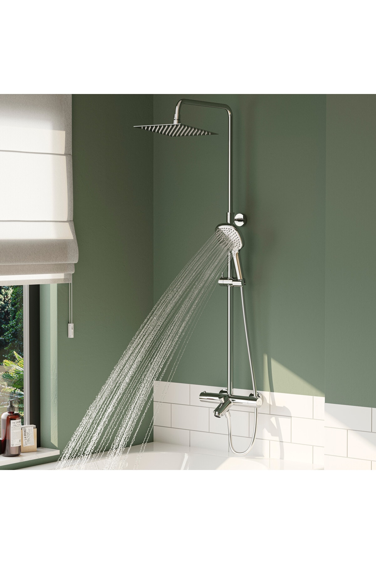 Aquaheat Bliss 230b A47211 Termostatik Banyo Sistemi, Krom