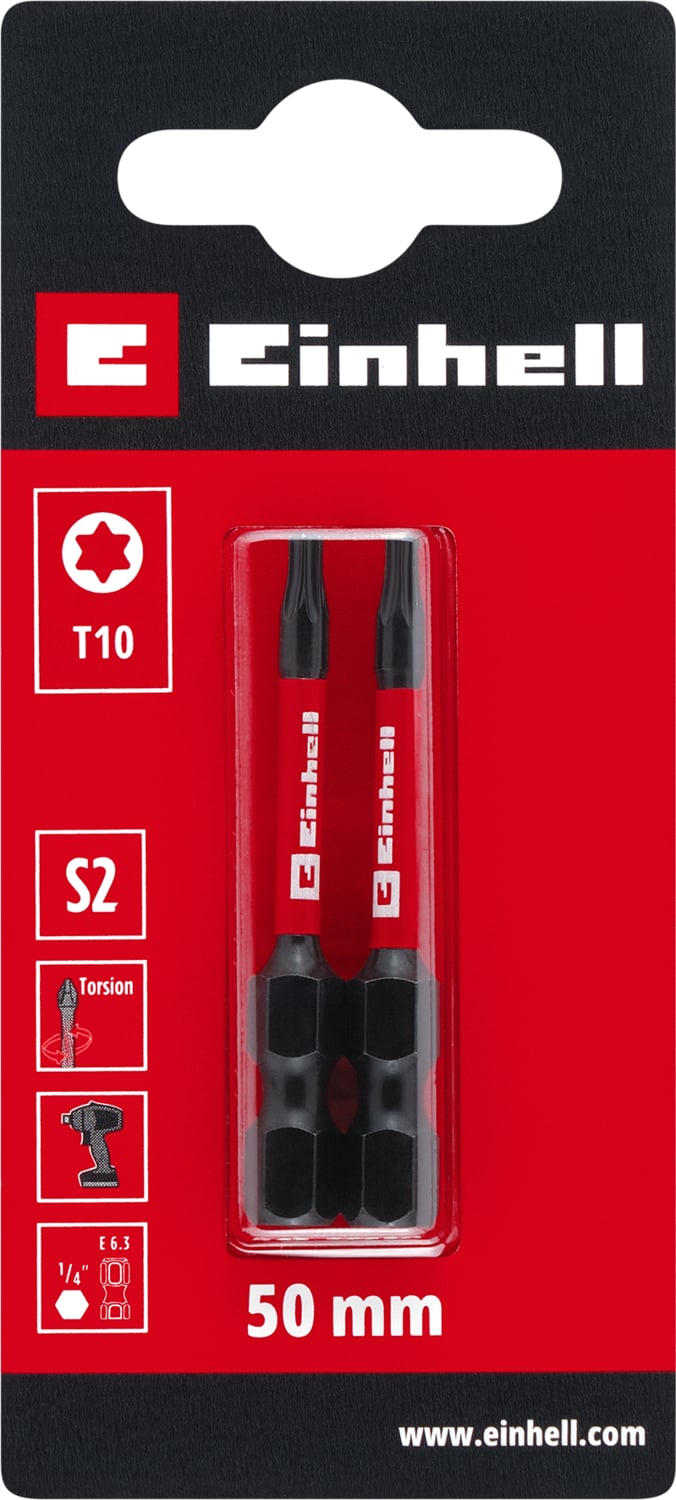 EİNHELL Torx Bits Uç 50 mm T10 2 Adet