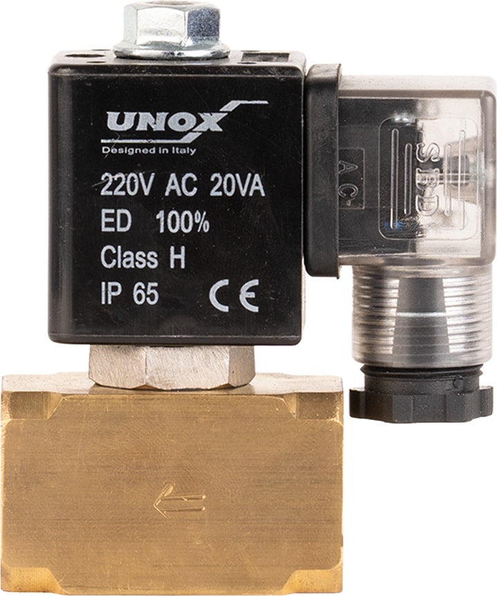 220 V AC Takoz Gövde Solenoid Valf Normalde Kapalı 1/4"(0-25 BAR)