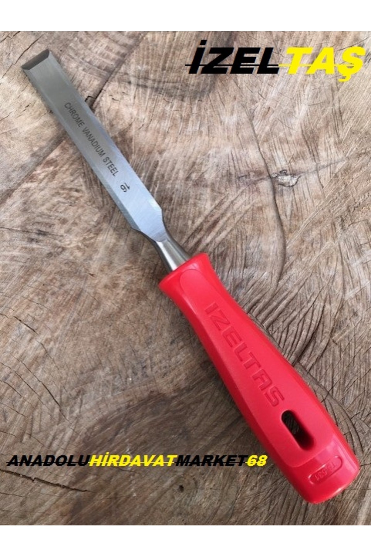 Çelik Iskarpile Ağaç Oyma Keskisi 16mm Iskarpile