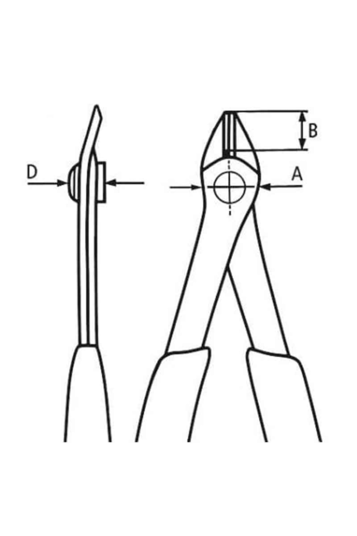 78 61 125 Elektronikçi Yan Keski F6 125 Mm Super Knips