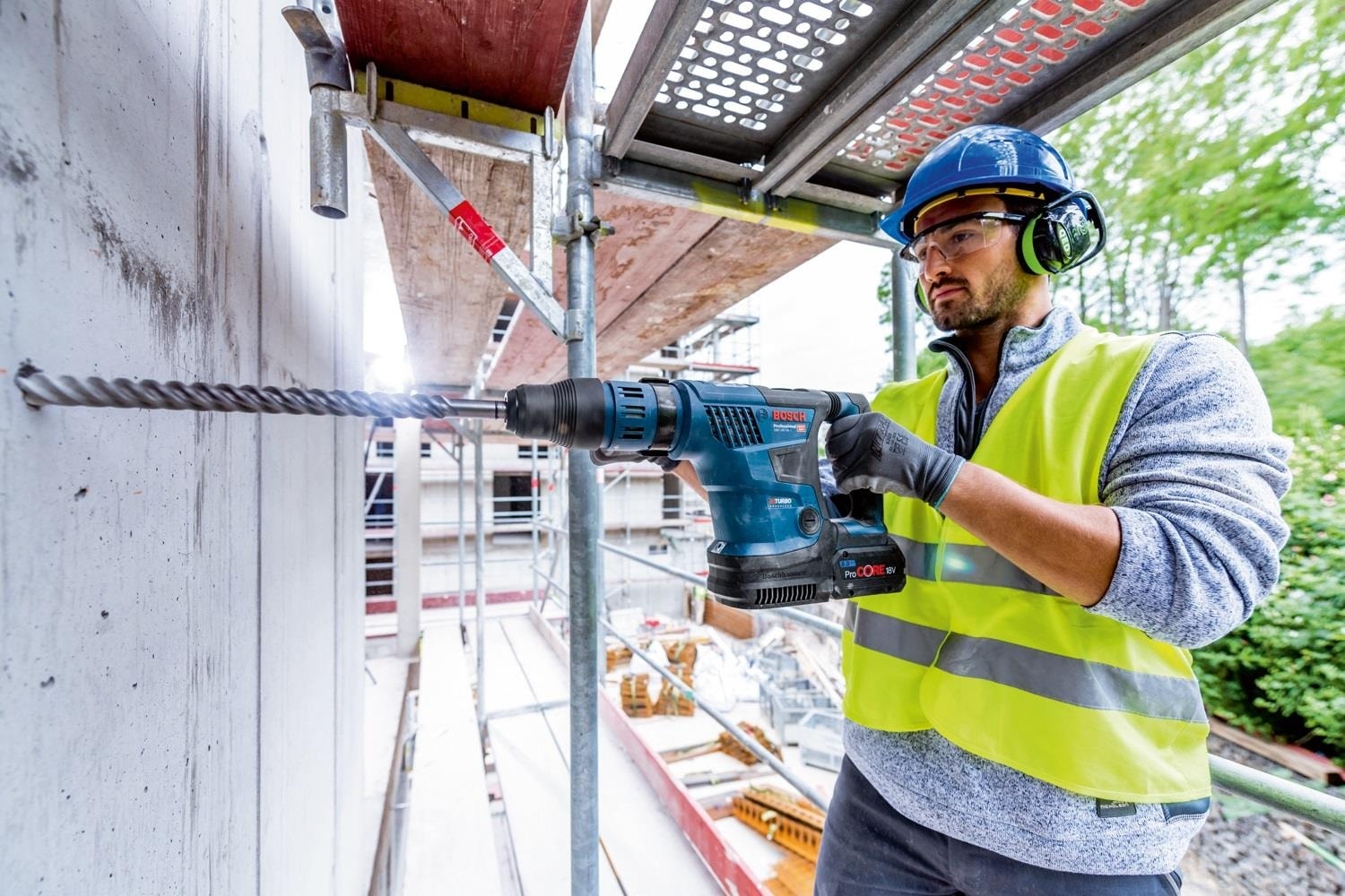 BOSCH Gbh 18V-36 C 1x5,5 Ah Procore Akülü Kırıcı Delici Sds-Max