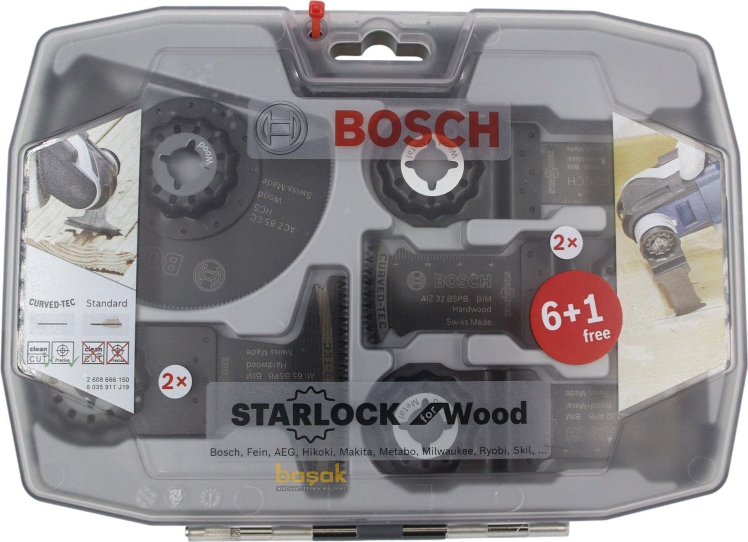 BOSCH Expert Starlock Testere Ahşap & Metal Seti 7'li 2608666150