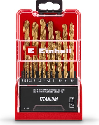 EİNHELL Metal Matkap Uç Seti 19 Parça