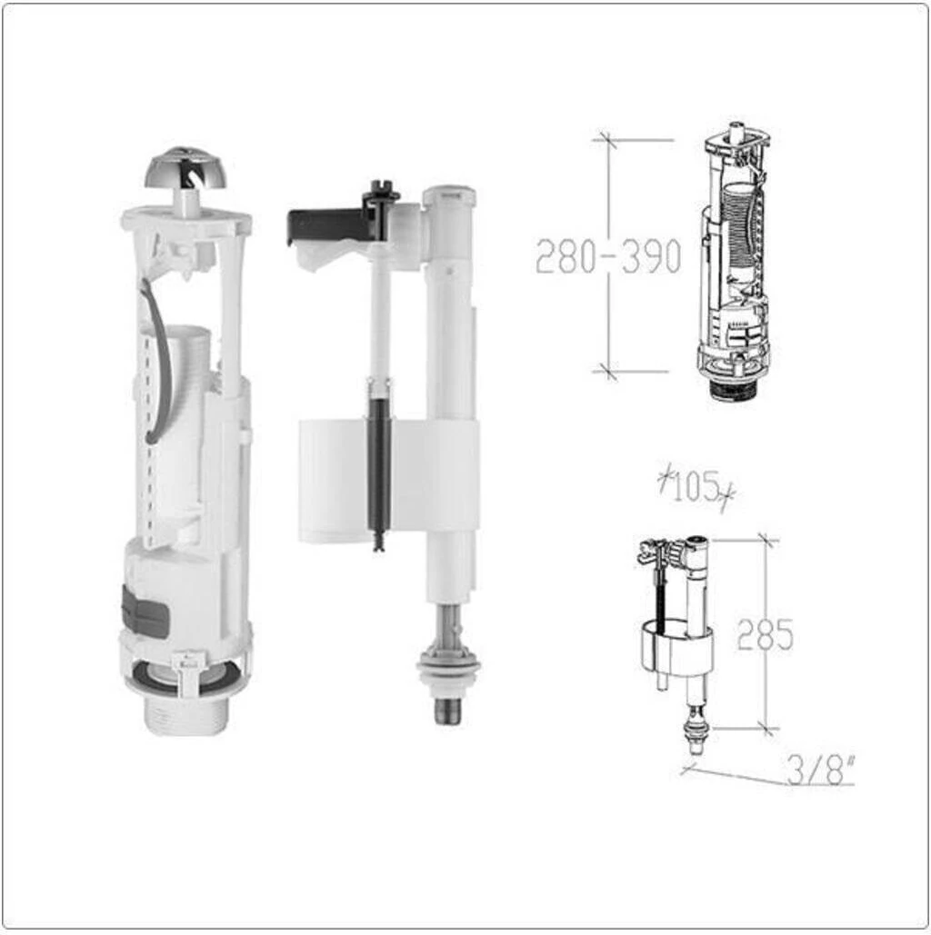 -Sıamp 49/93 Çift Kademe Rezervuar Iç Takımı
