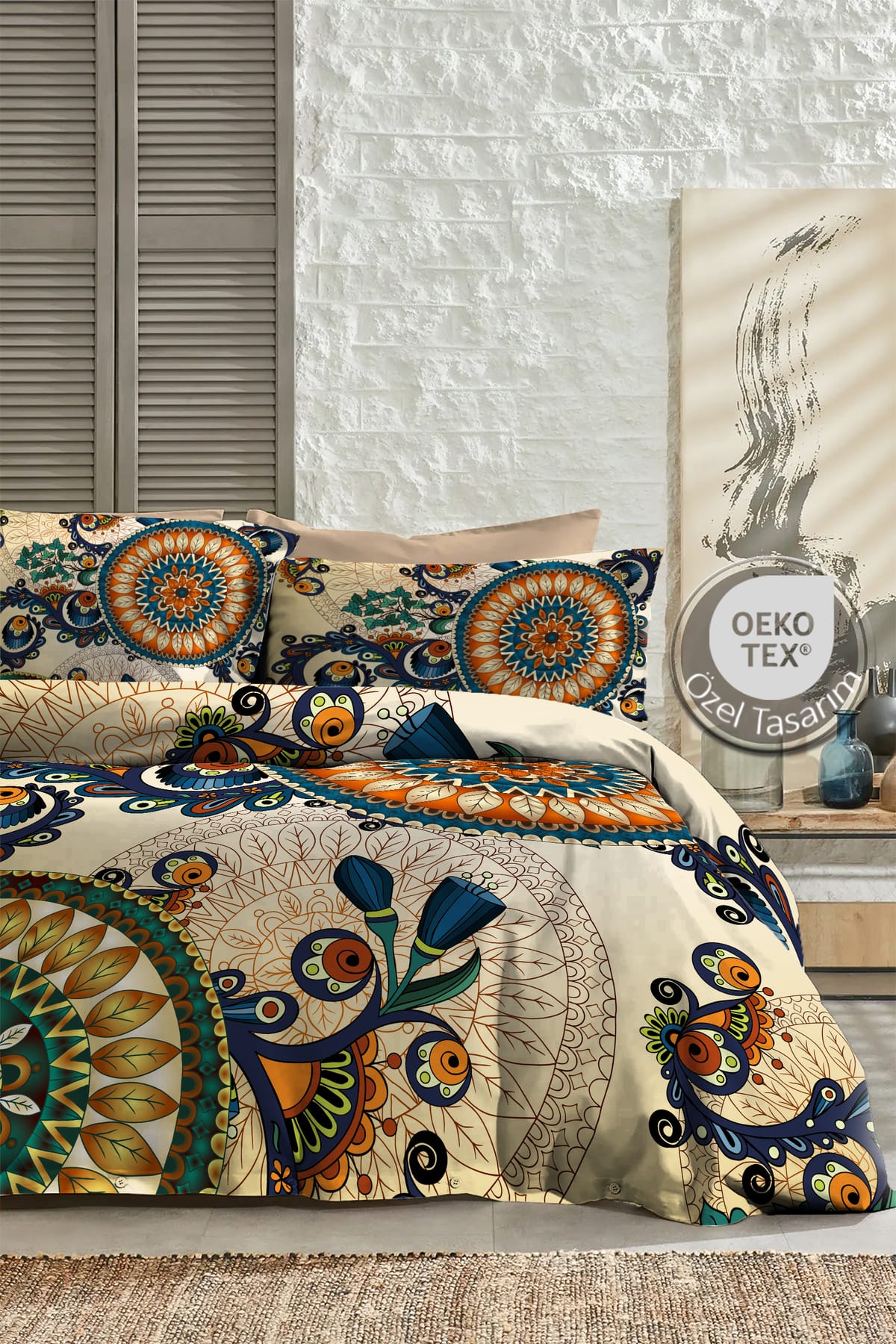 Authentic Klasik Çift Kişilik Nevresim Takımı