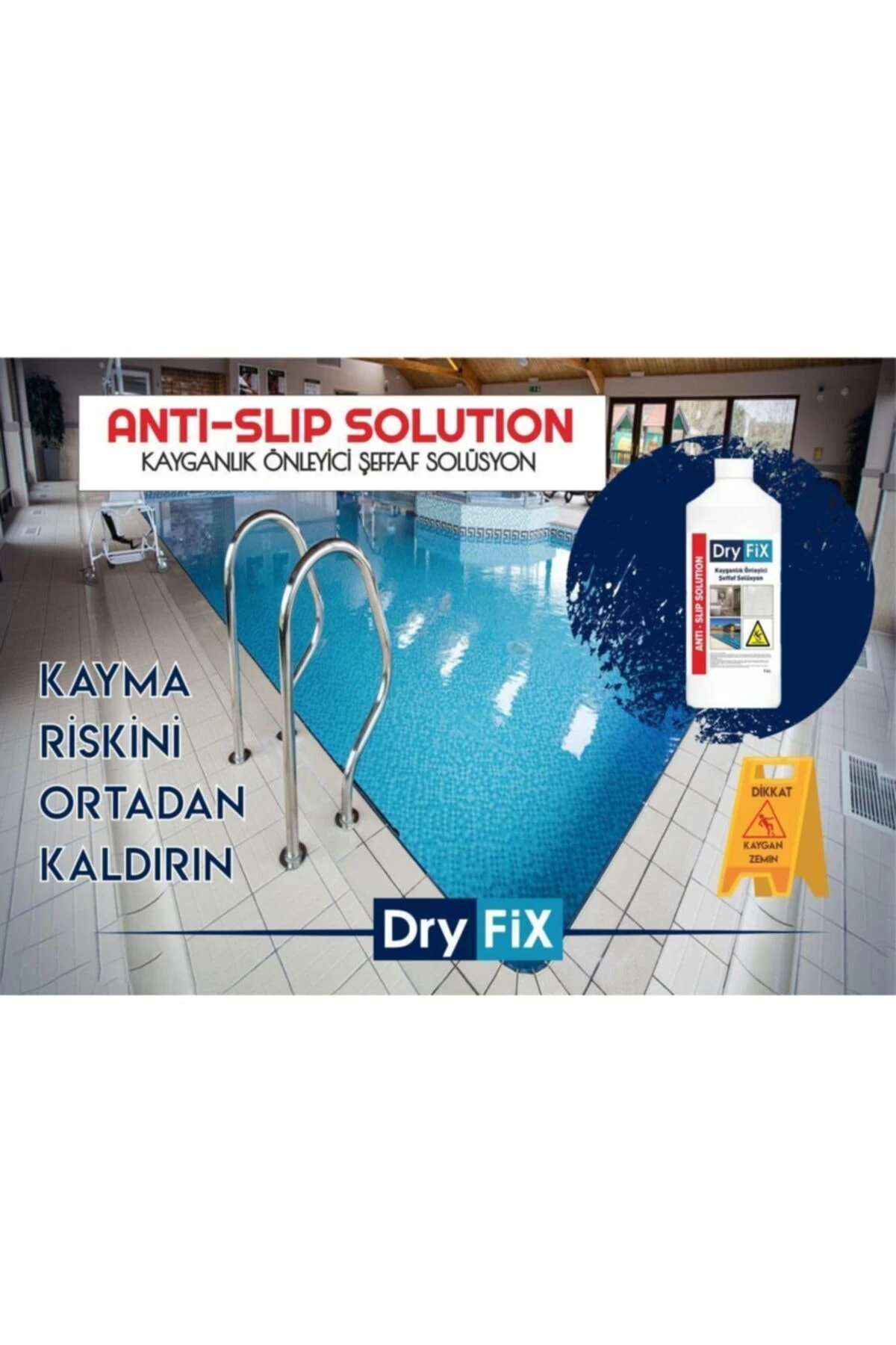 Kayganlık Önleyici Şeffaf Solüsyon 500 gr
