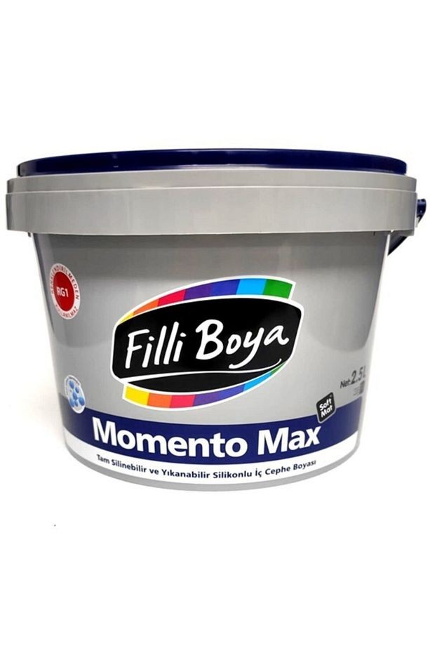 Momento Max Hasır 345 2.5lt Silikonlu Silinebilir Iç Cephe Boyası