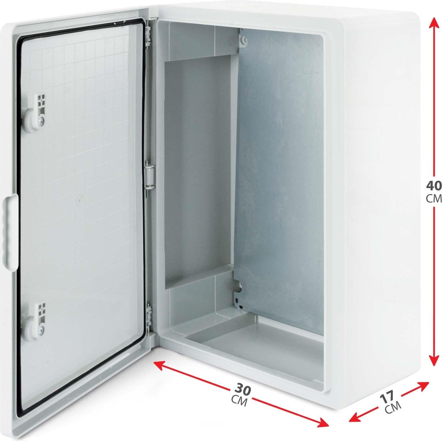 Akab-300400 Opak Kapaklı Abs Plastik Elektrik Panosu (30X40X17 Cm)