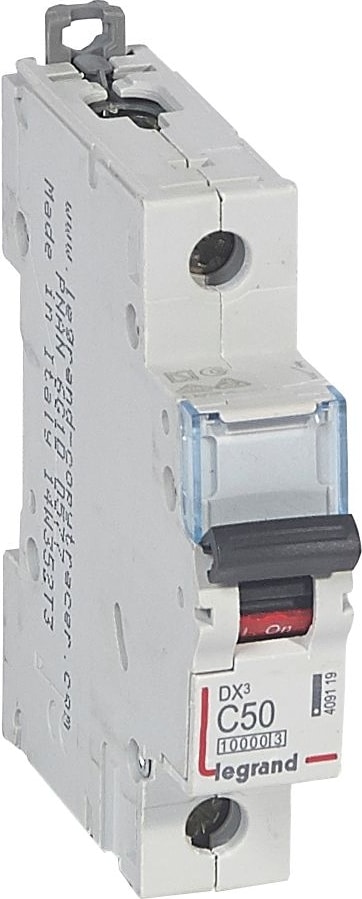 Monofaze 1X50A C Tipi Otomatik Sigorta 10KA 409119