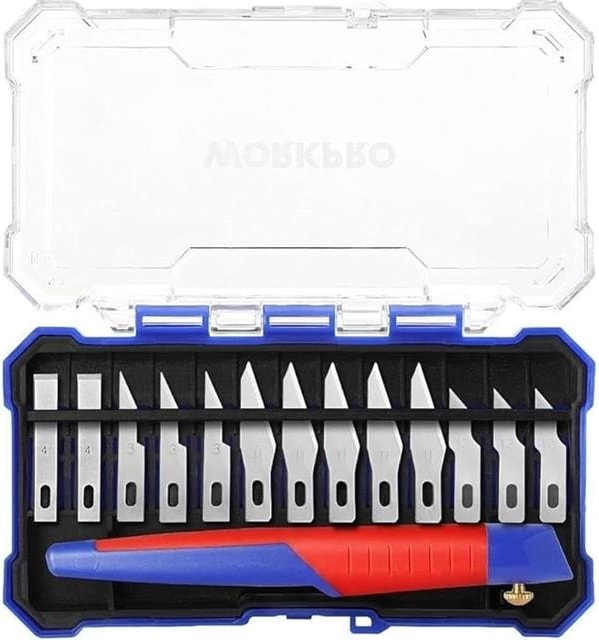 WP219005 14 Parça Profesyonel Hobi Maket Bıçağı Seti