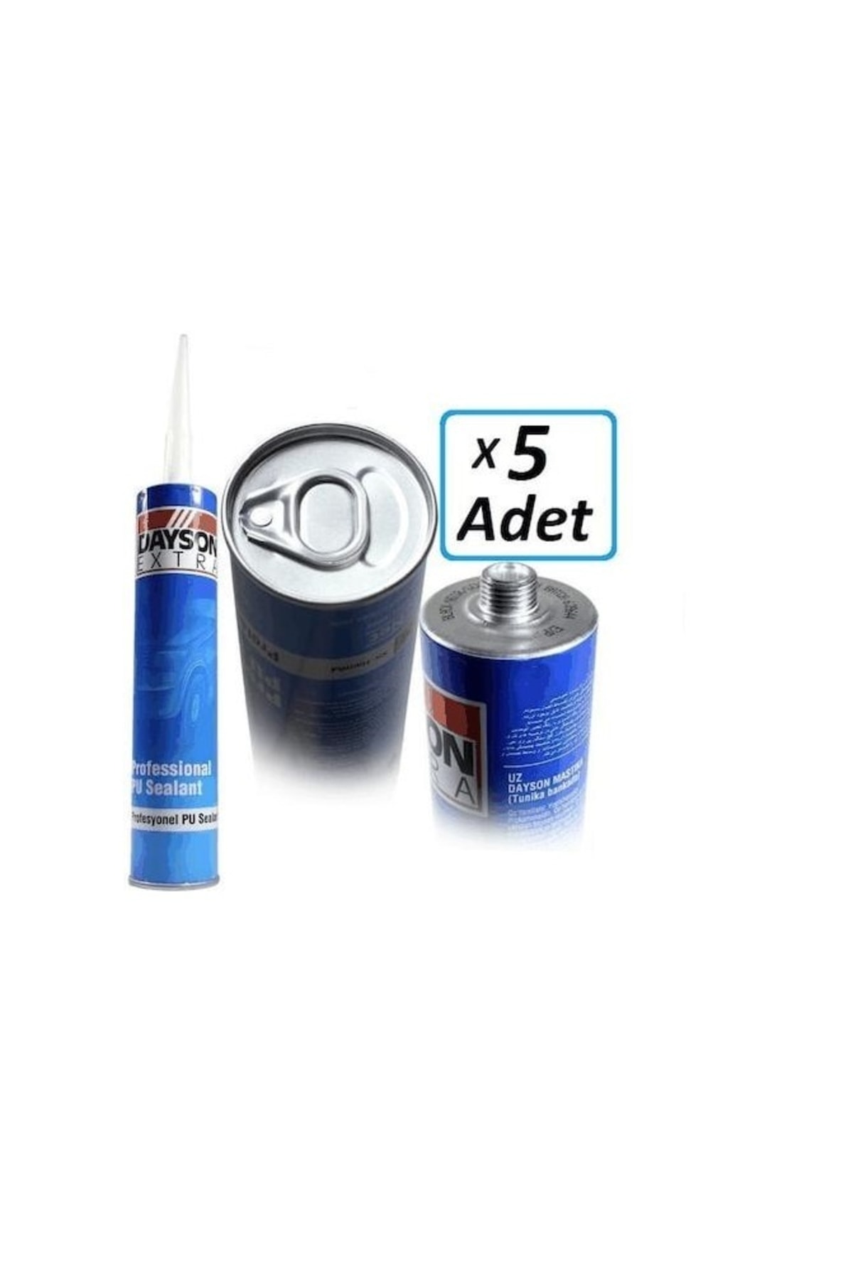 Extra Pu Sealant Silikon Mastik ( Siyah) 5 Adet..