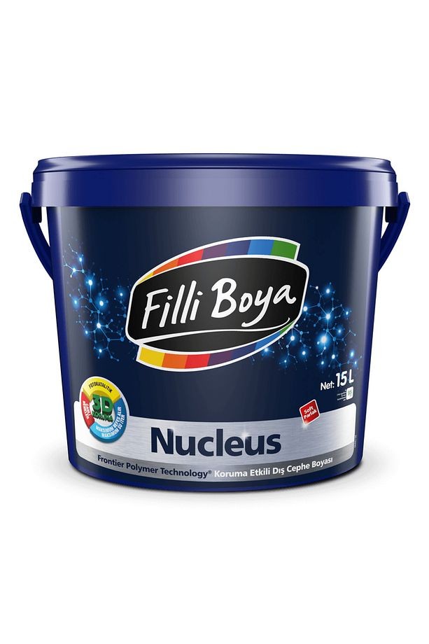 Nucleus Koruma Etkili Sil. Dış Cephe Boyası 15Lt Siyah