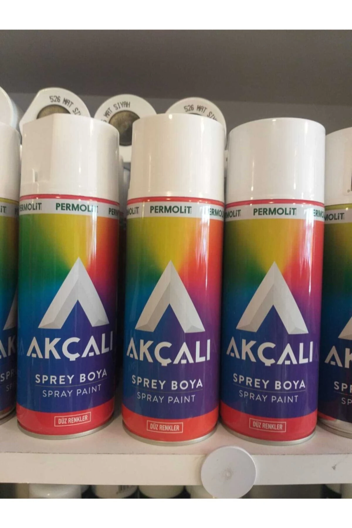 Akcalı Sprey Boya 400 Ml Parlak Beyaz